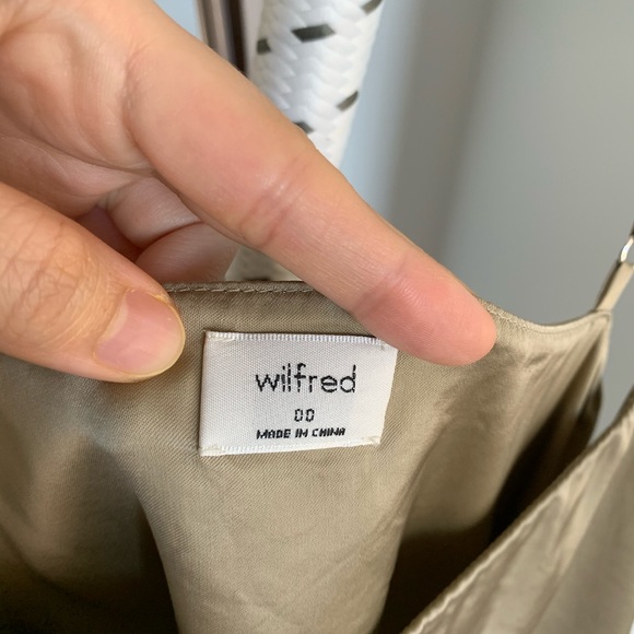 Aritzia Wilfred Satin Mini Dress - Picture 5 of 7